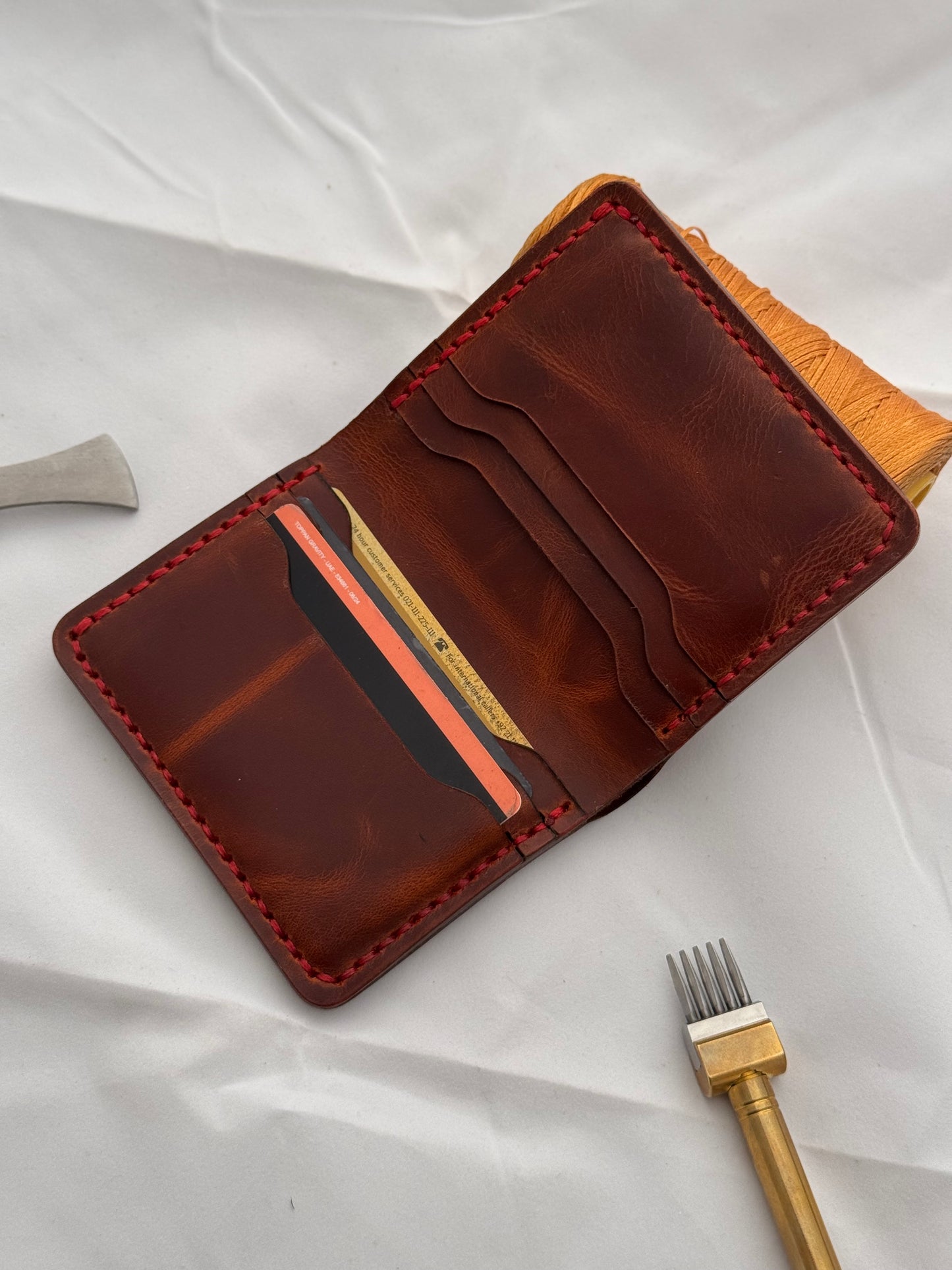 Rustic Brown Bifold Wallet