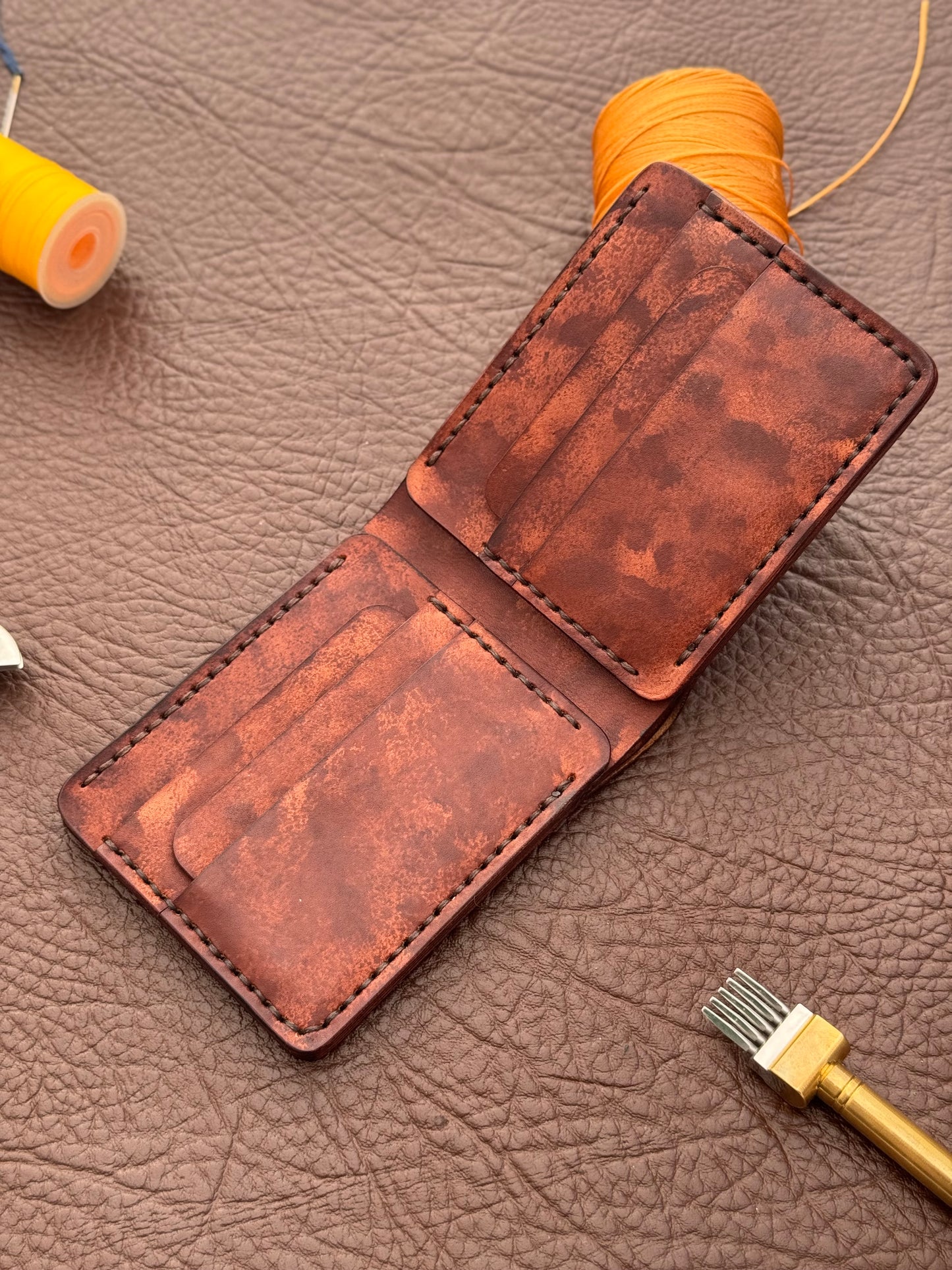 Classic Cognac Bifold Wallet