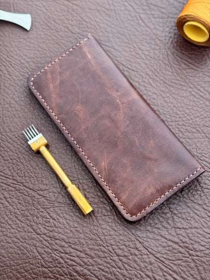 Distressed Mahogany Card holder