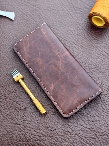 Distressed Mahogany Card holder