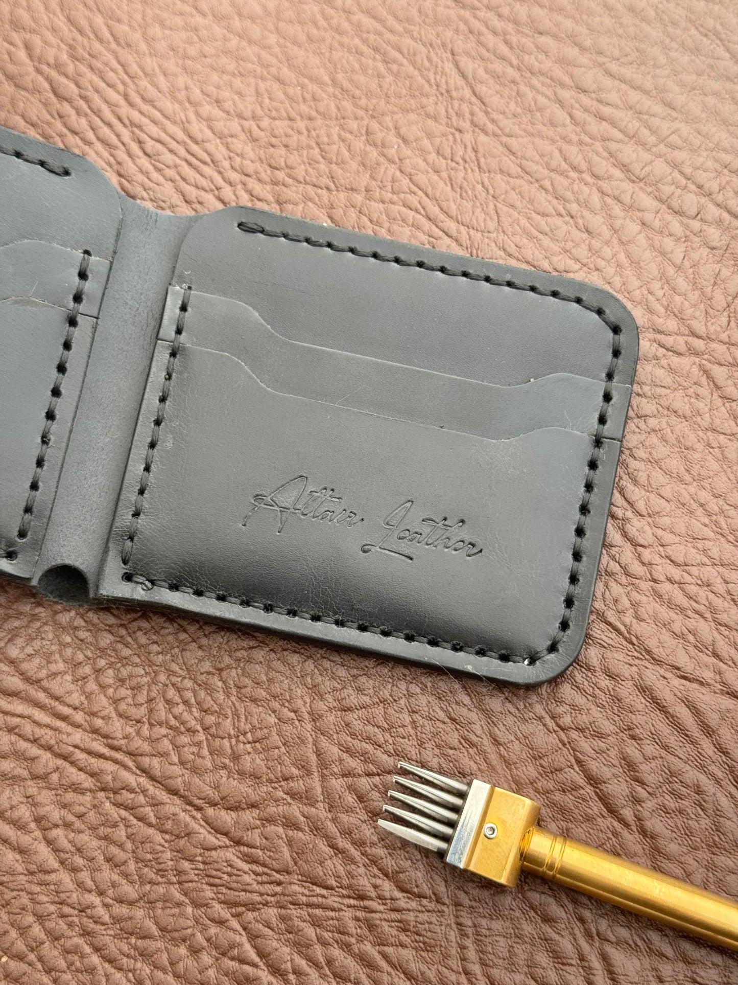 Classic Black Minimalist Wallet