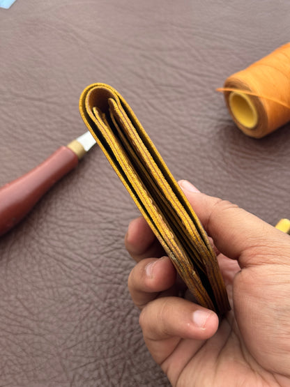 Golden Honey Pull-Up Wallet