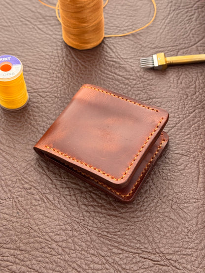 Rustic Brown Bifold Wallet